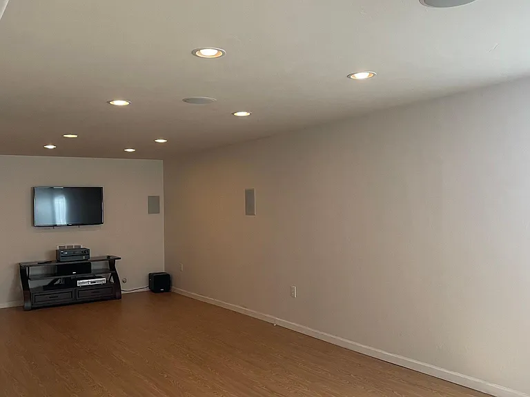 Basement media room