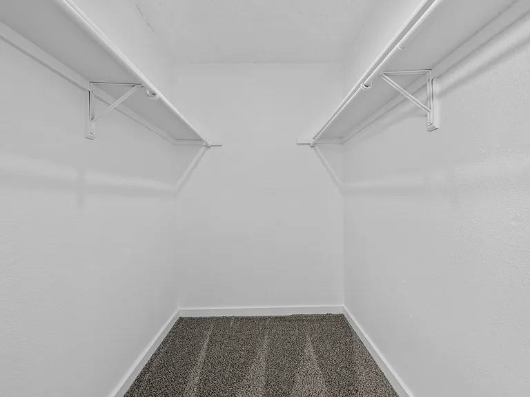Spacious closets and storage space
