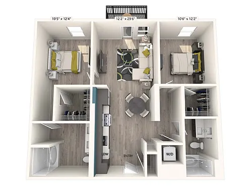 Floor plan BM2-FinishII-1022-1038sf