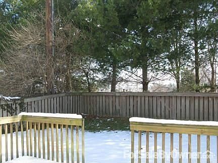 Looking across deck from dining area
						:
						No house sits directly behind this one.