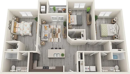 Floor plan 3 Bedroom
