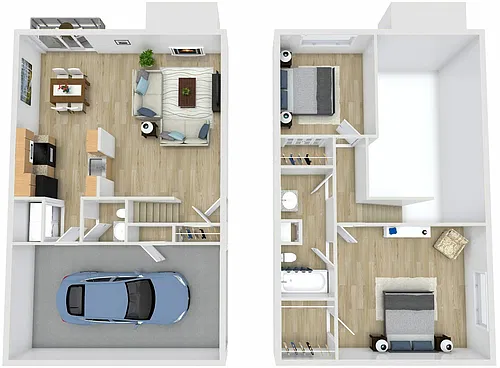 Floor plan Everbrook Townhomes