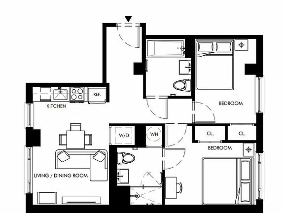 2nd image of 50 Clarkson Ave #2803
