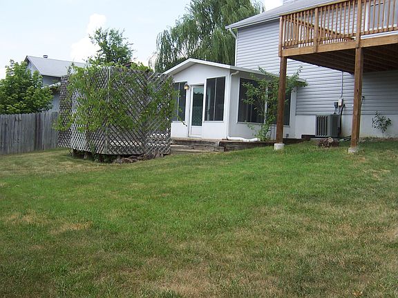Back Yard view of Sun Room