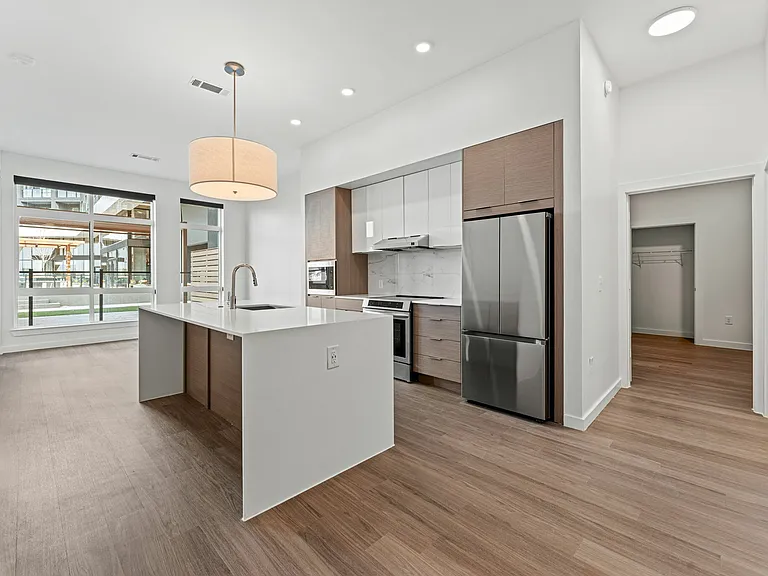 The Kitchen of the Vandergriff Floorplan at One Rangers Way