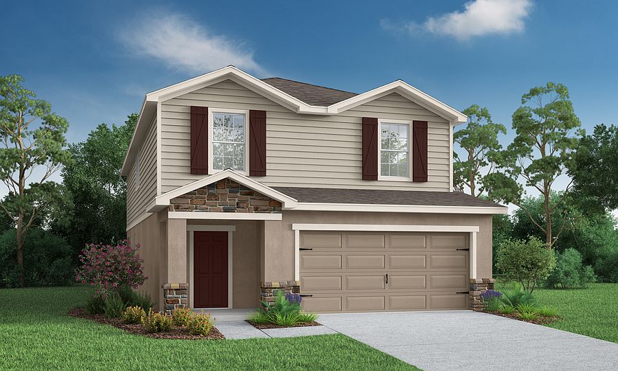 Brand-new home for sale in St. Cloud, FL- with 4 bedrooms plus a loft