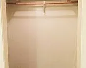 Closet in bath area