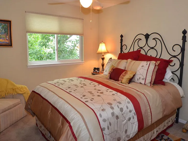 Second bedroom awaits peaceful slumber