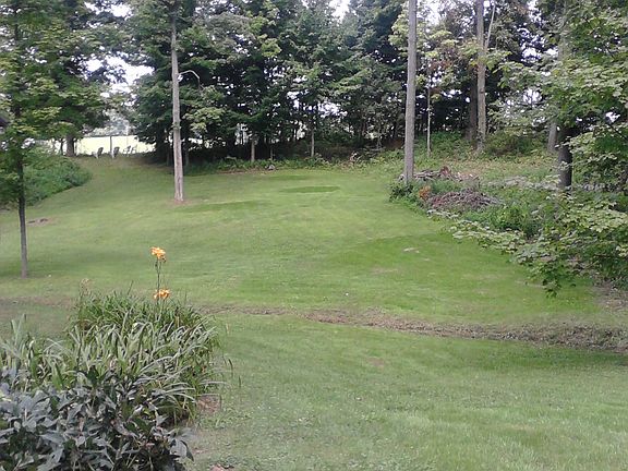 Stream and suset hill