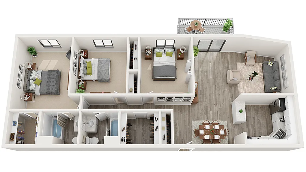 Floor plan 3X2 A