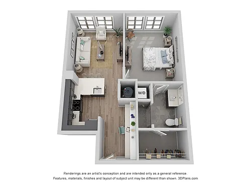 Floor plan A-1B1