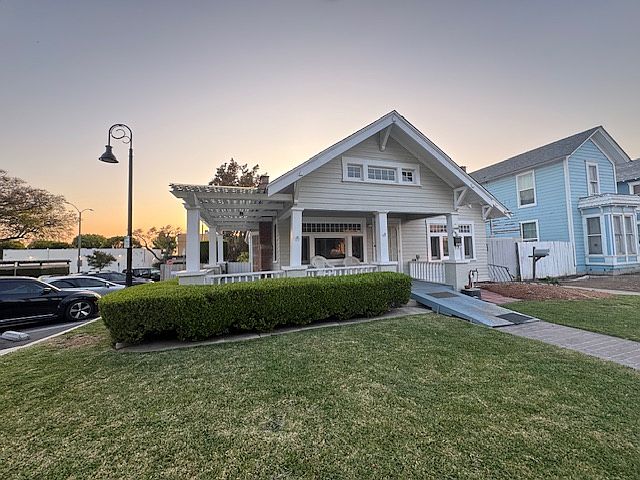 Front with wrap around porch