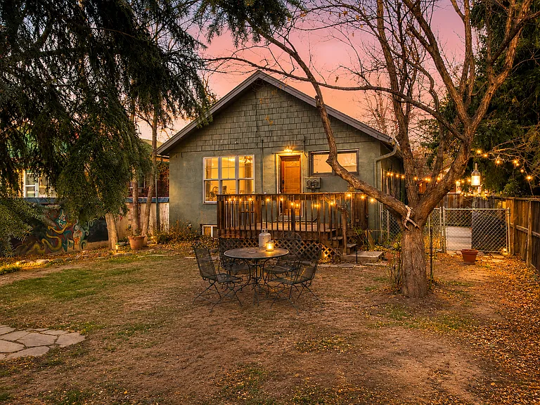 Digitally enhanced back yard