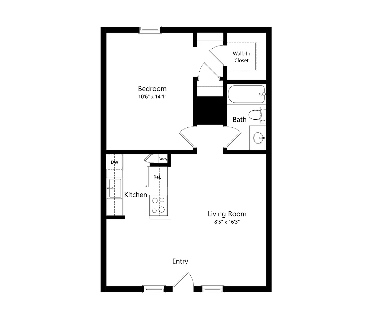 Floor plan A4 - Spanish Trails