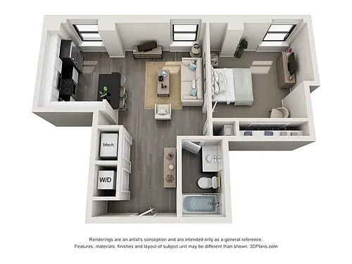 Floor plan The Speakeasy