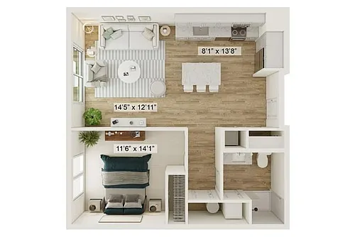 Floor plan The Warhol