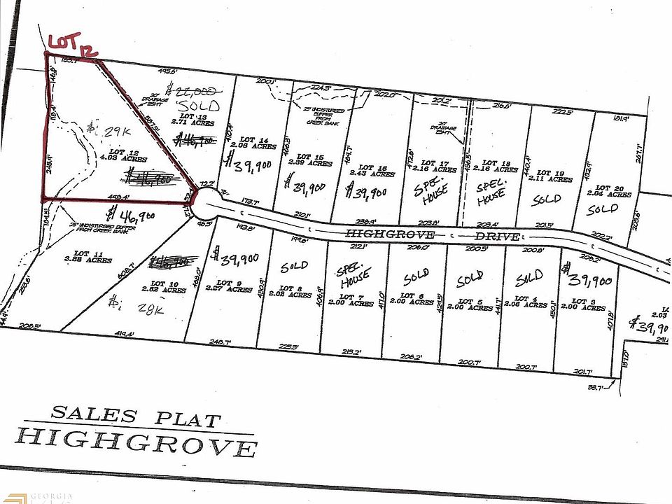 1st image of 0 Highgrove Dr Lot 12