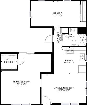 2 bed, 1.0 bath, 950 sqft, $1,199 — Photo 3