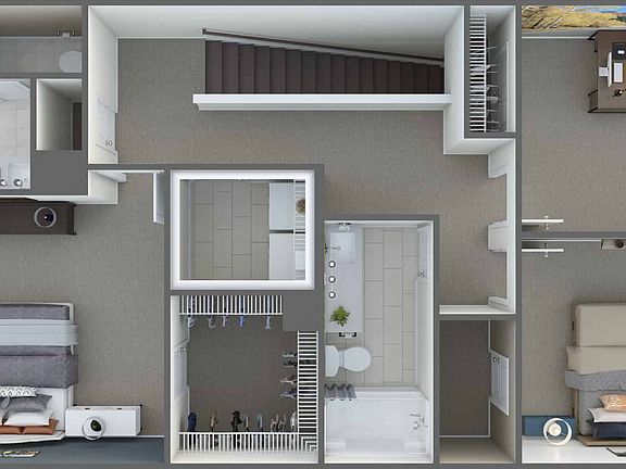 Pergola at Farmington Plan 1 Second Floor