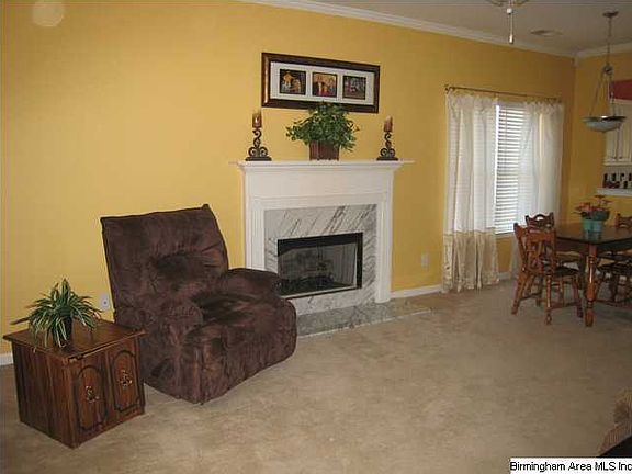 LR showing fireplace 