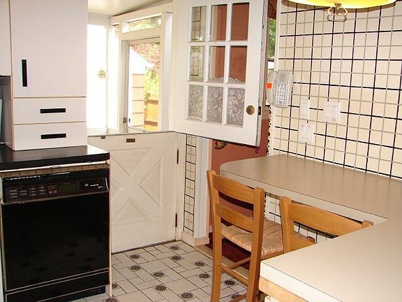 Dutch Door in Kitchen