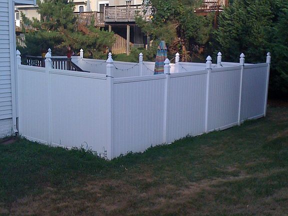 Awesome 6 foot vinyl fence