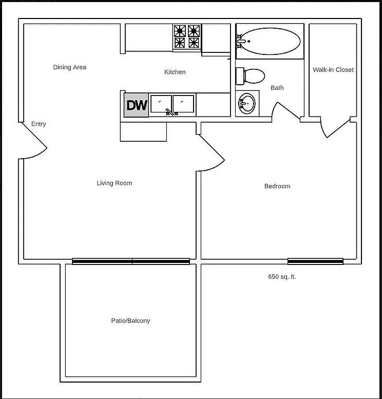Floor plan Delta