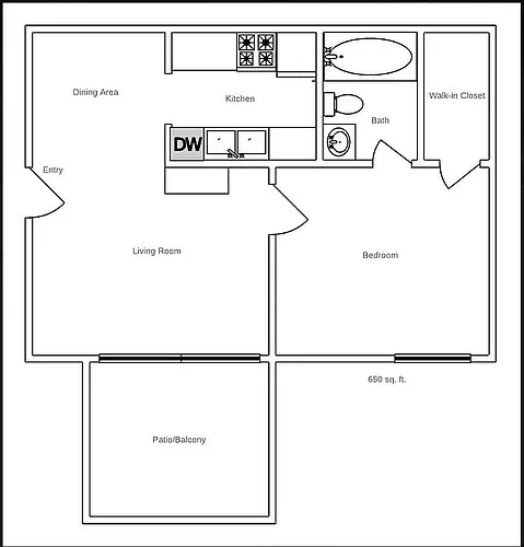 Floor plan Delta