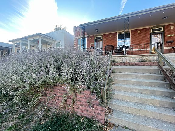 Front patio from view from sidewalk