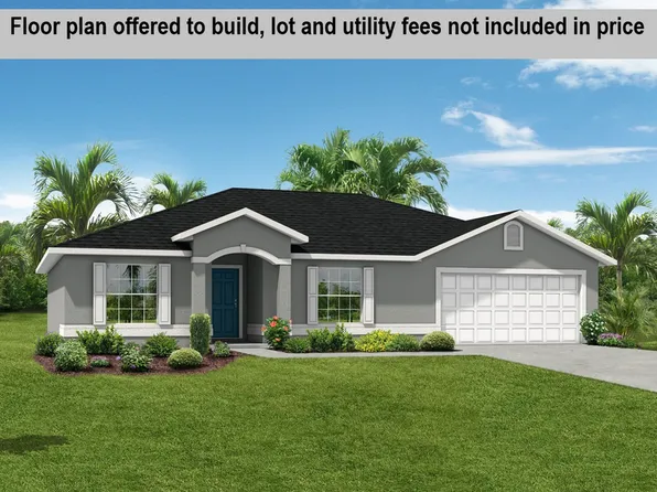 Misty II Plan ON YOUR LOT Plan, Palm Coast BUILD ON YOUR LOT