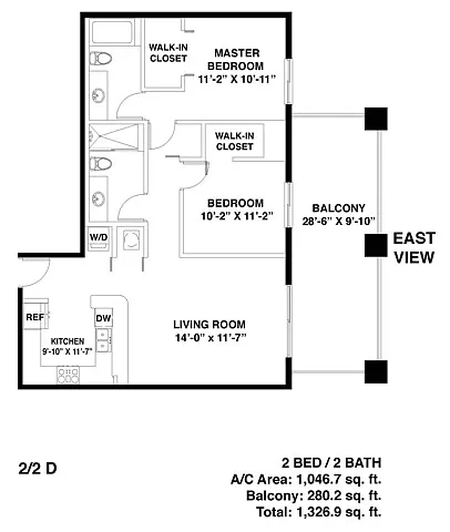 Floor plan Model BD