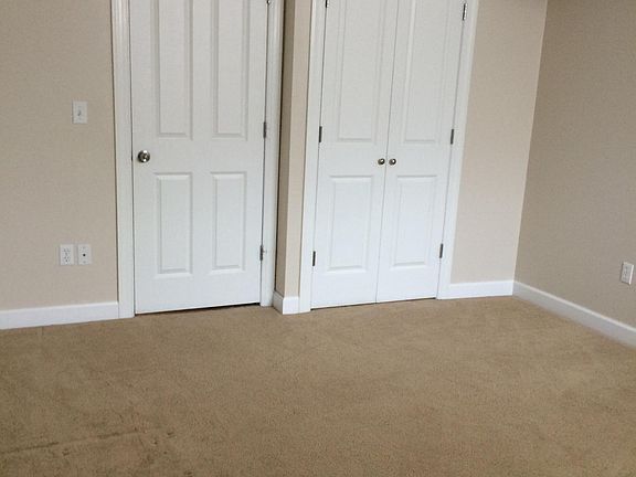 Basement room with closet