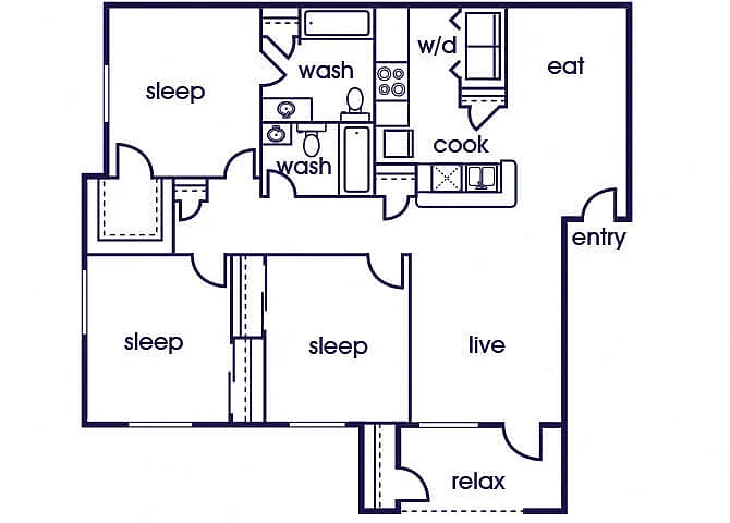 Floor plan C1