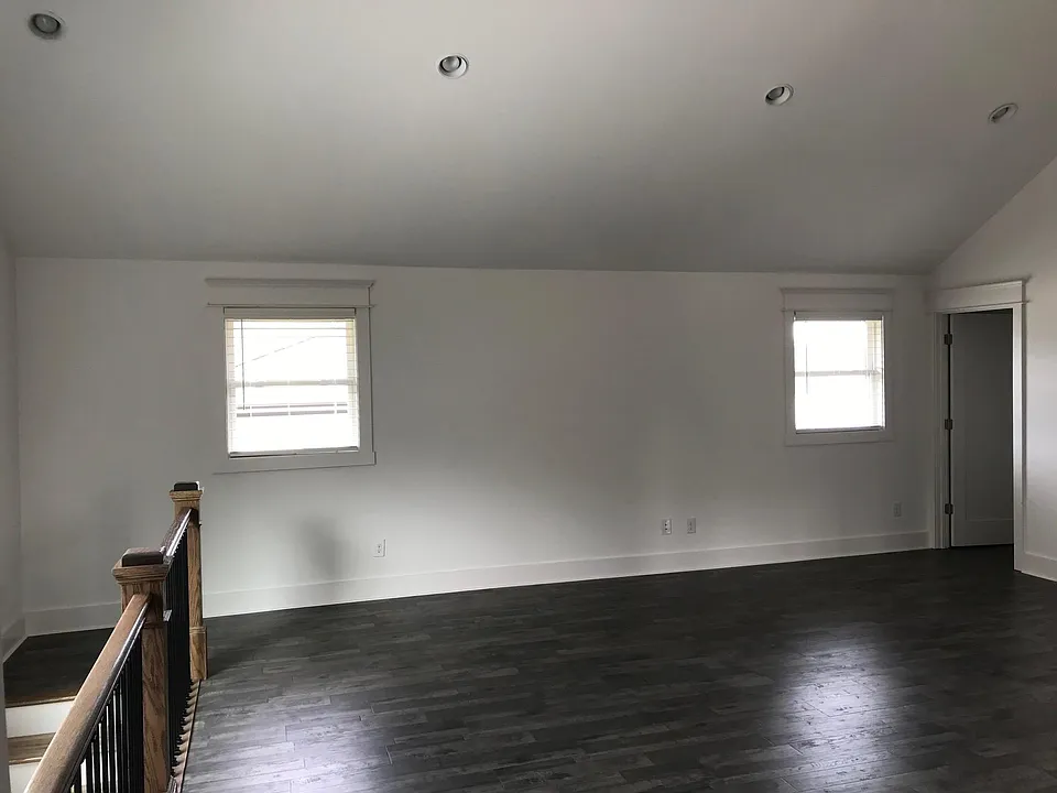 Wide open space to add your personal furnishings and touches. Notice the recessed lighting & fresh paint.