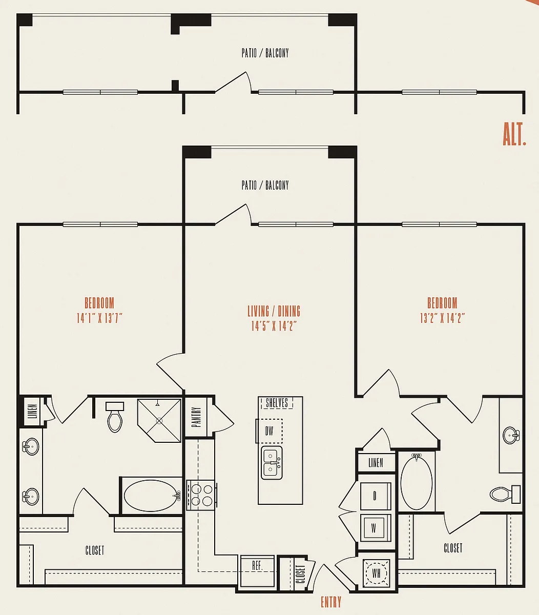 Floor plan B2D