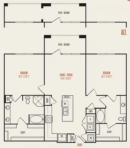 Floor plan B2D