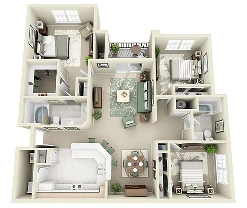 Floor plan 3A