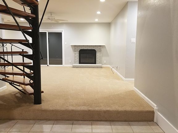 Living room & entryway