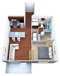 Floor plan Legacy - 1B