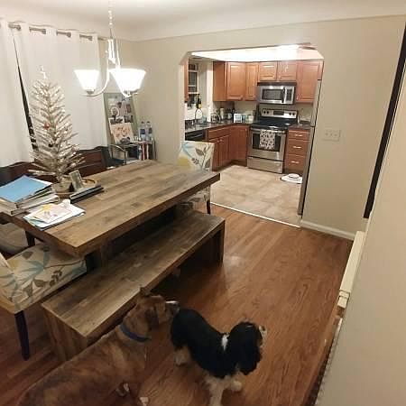 Dining Room Open to Updated Kitchen