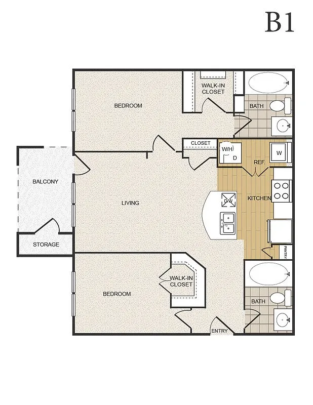 Floor plan B1