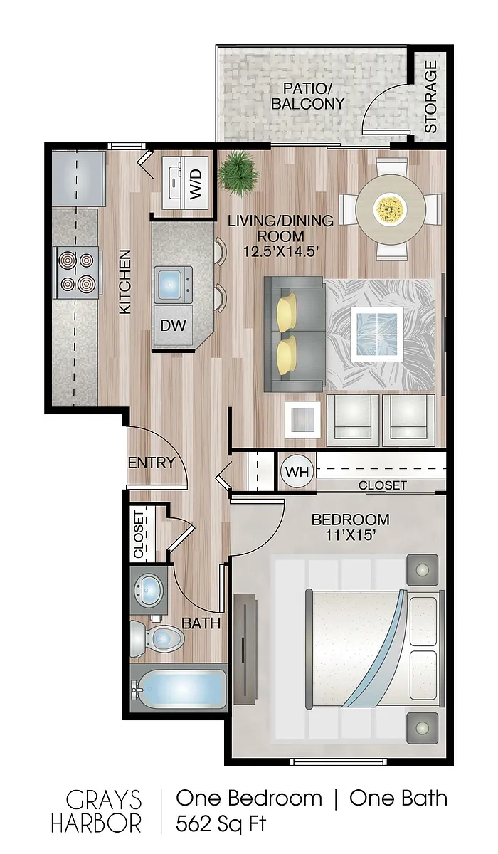 Floor plan Grays Harbor