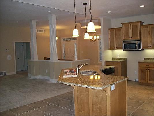 Kitchen, Great Rm, DR