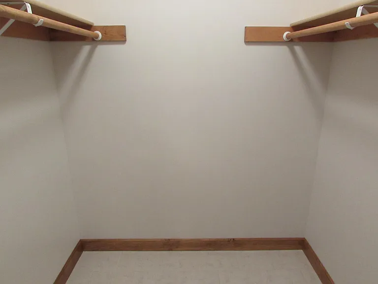North basement bedroom walk-in closet