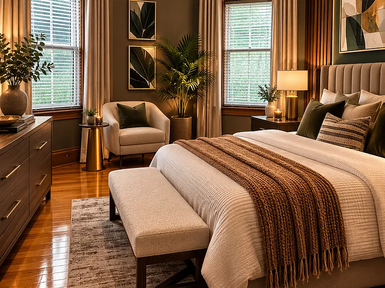 AI decorated Bedroom