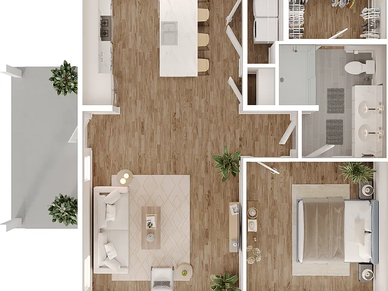 One Bedroom Cottage One Bedroom Cottage