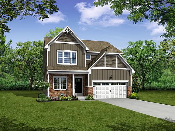 Elevation A Somerset A New England Stone Front with Full Porch