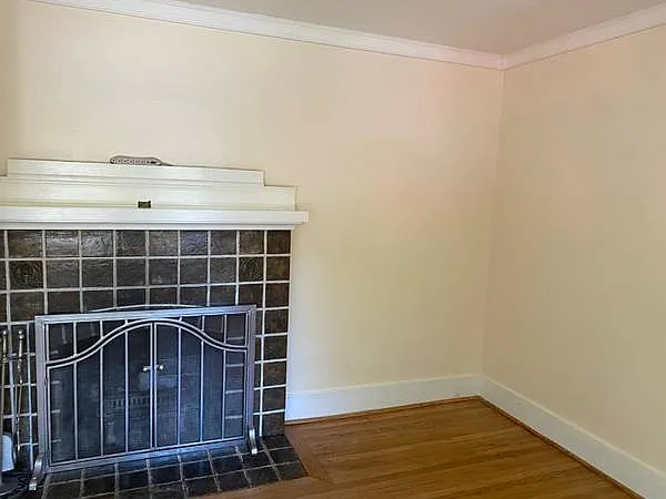 second large bedroom fireplace view