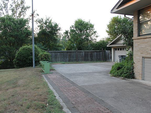 Driveway toward garage