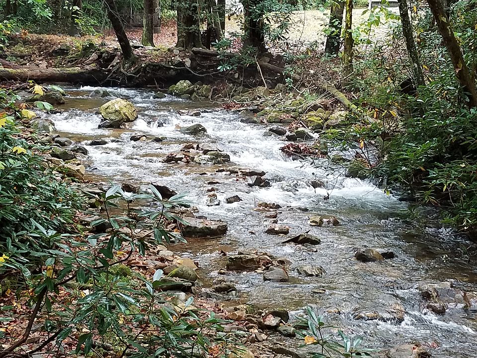 Soothing creek greets you